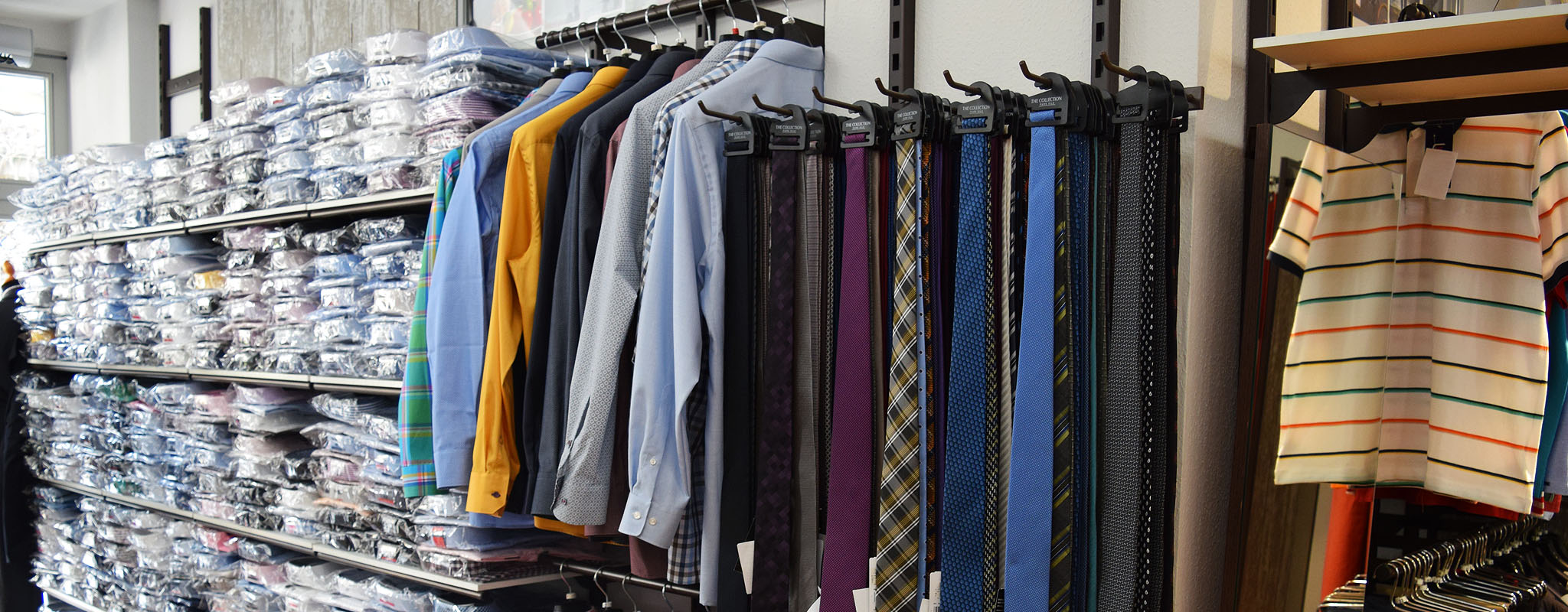 A Men's Shop üzletének belső tere